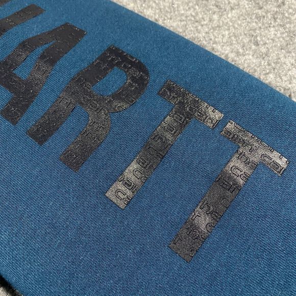 Carhartt Midweight Logo Sleeve Graphic Sweatshirt Womens 2X Relaxed Fit Blue NWT - Picture 5 of 16